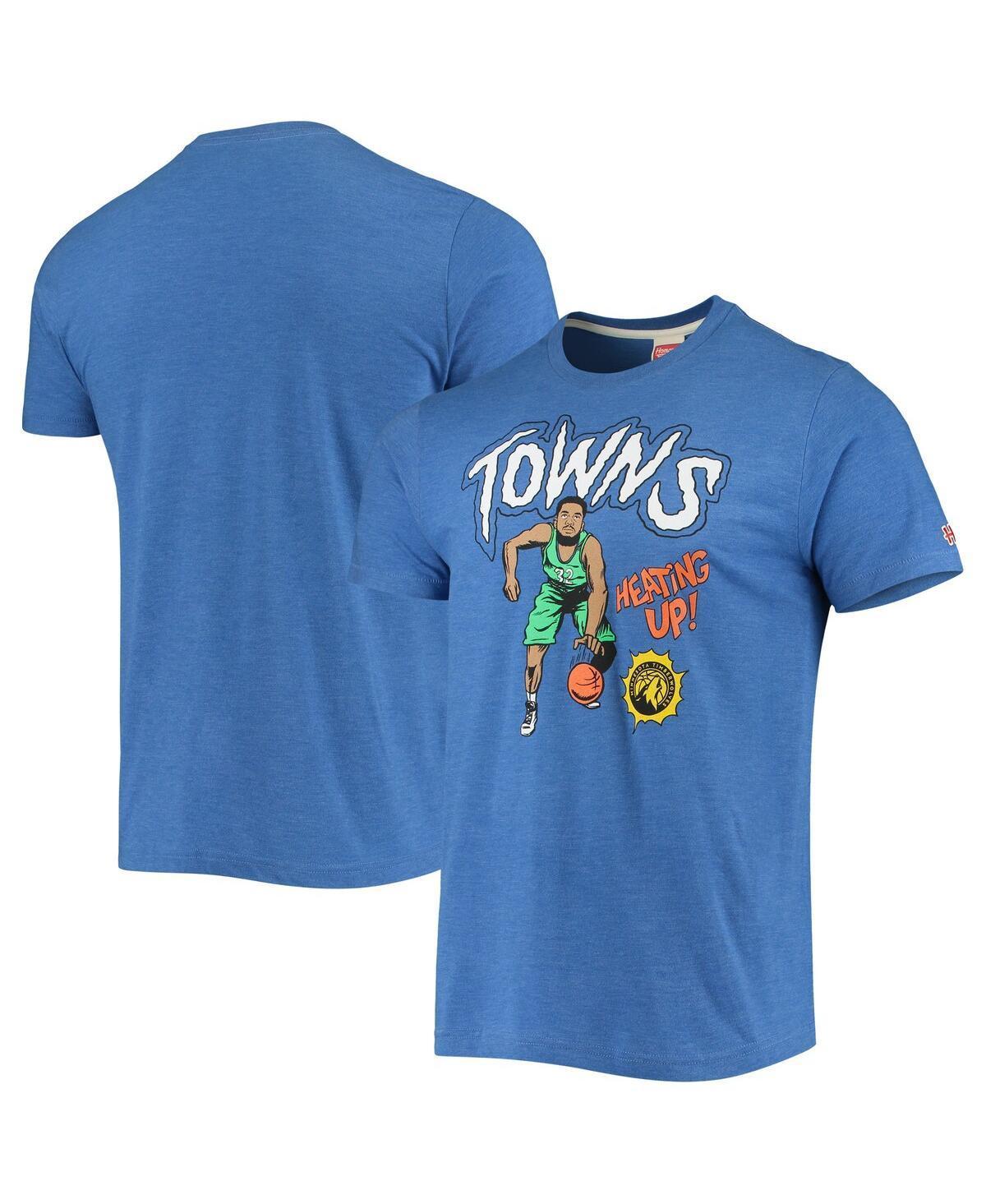 Mens Karl-Anthony Towns Royal Minnesota Timberwolves Comic Book Player Tri-Blend T-shirt Product Image