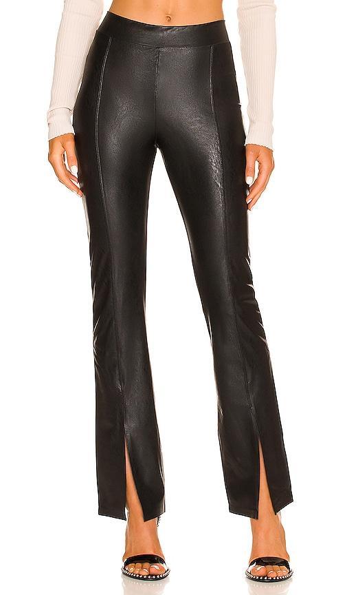 Faux Leather Split Front Pant product image