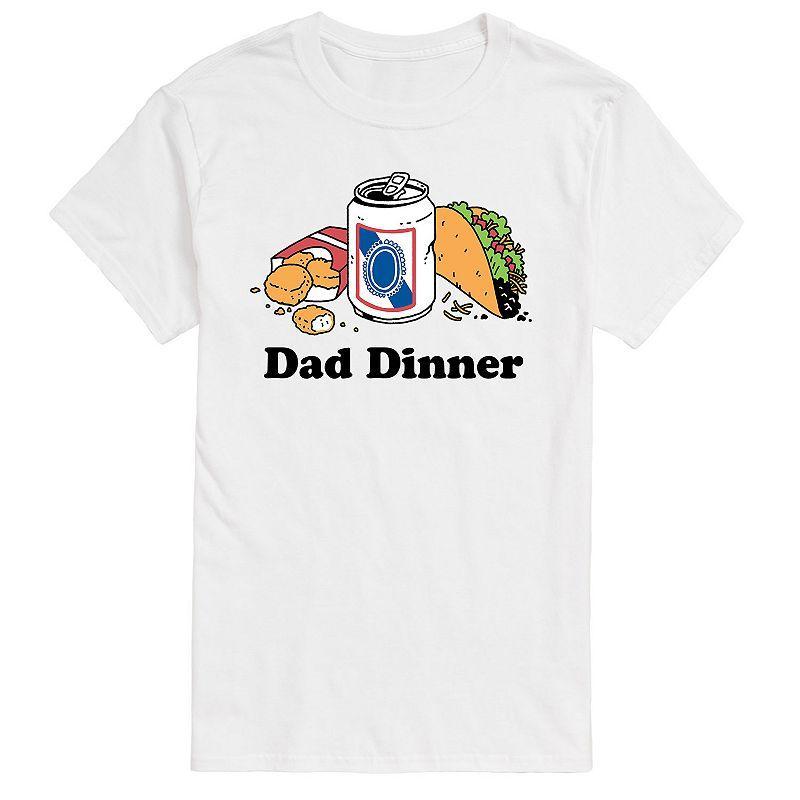 Big & Tall Dad Dinner Graphic Tee, Mens Product Image