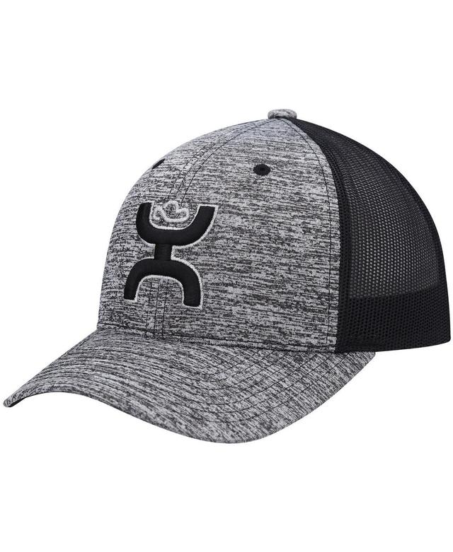 Mens Hooey Heathered Gray Sterling Trucker Snapback Hat - Heathered Gray Product Image