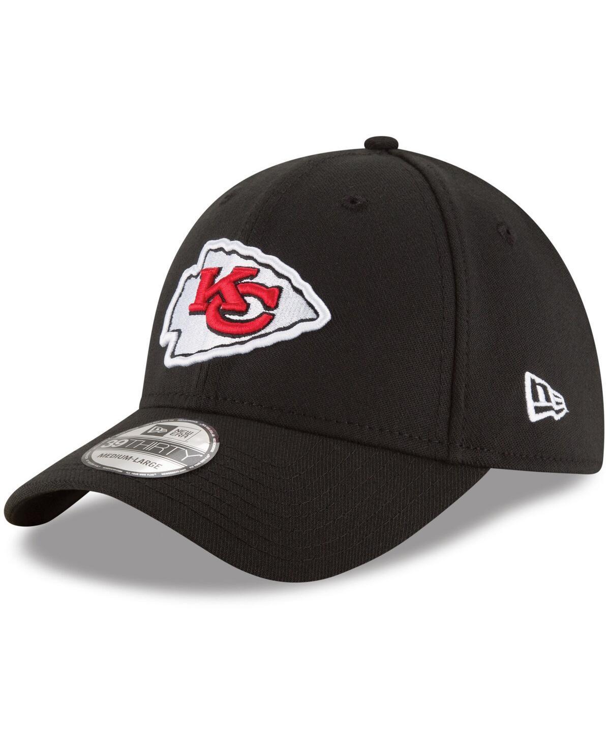 Mens Black Kansas City Chiefs Team Classic 39THIRTY Flex Hat Product Image