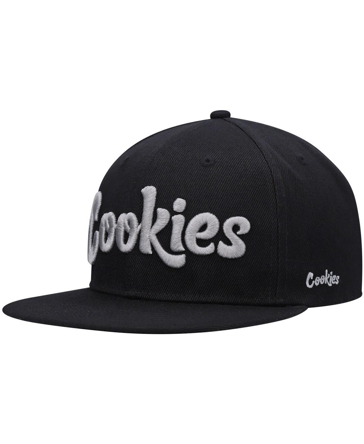 Mens Cookies Black Original Mint Solid Logo Snapback Hat Product Image