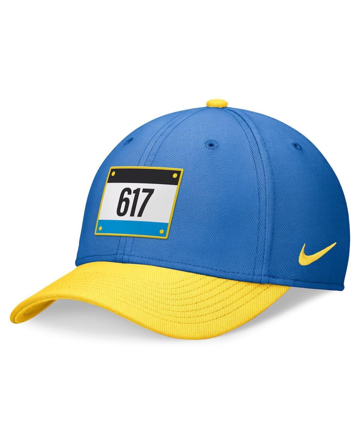 Mens Nike Blue/Gold Boston Red Sox 2024 City Connect Swoosh Flex Hat Product Image