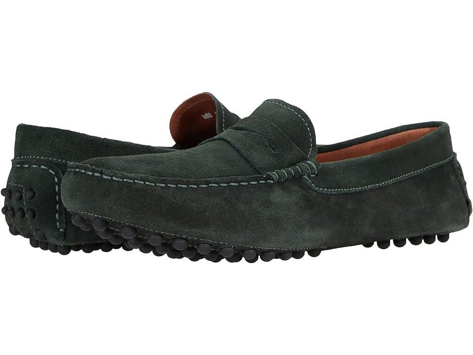 Massimo Matteo Suede Penny Driver (Forest ) Men's Shoes Product Image