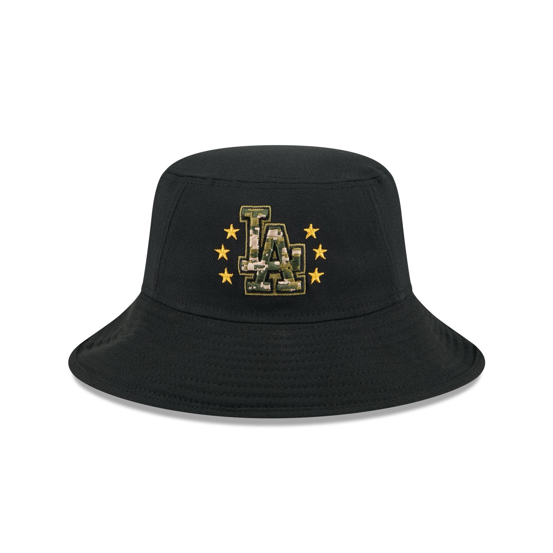 Los Angeles Dodgers Armed Forces Day 2024 Stretch Bucket Hat Male Product Image