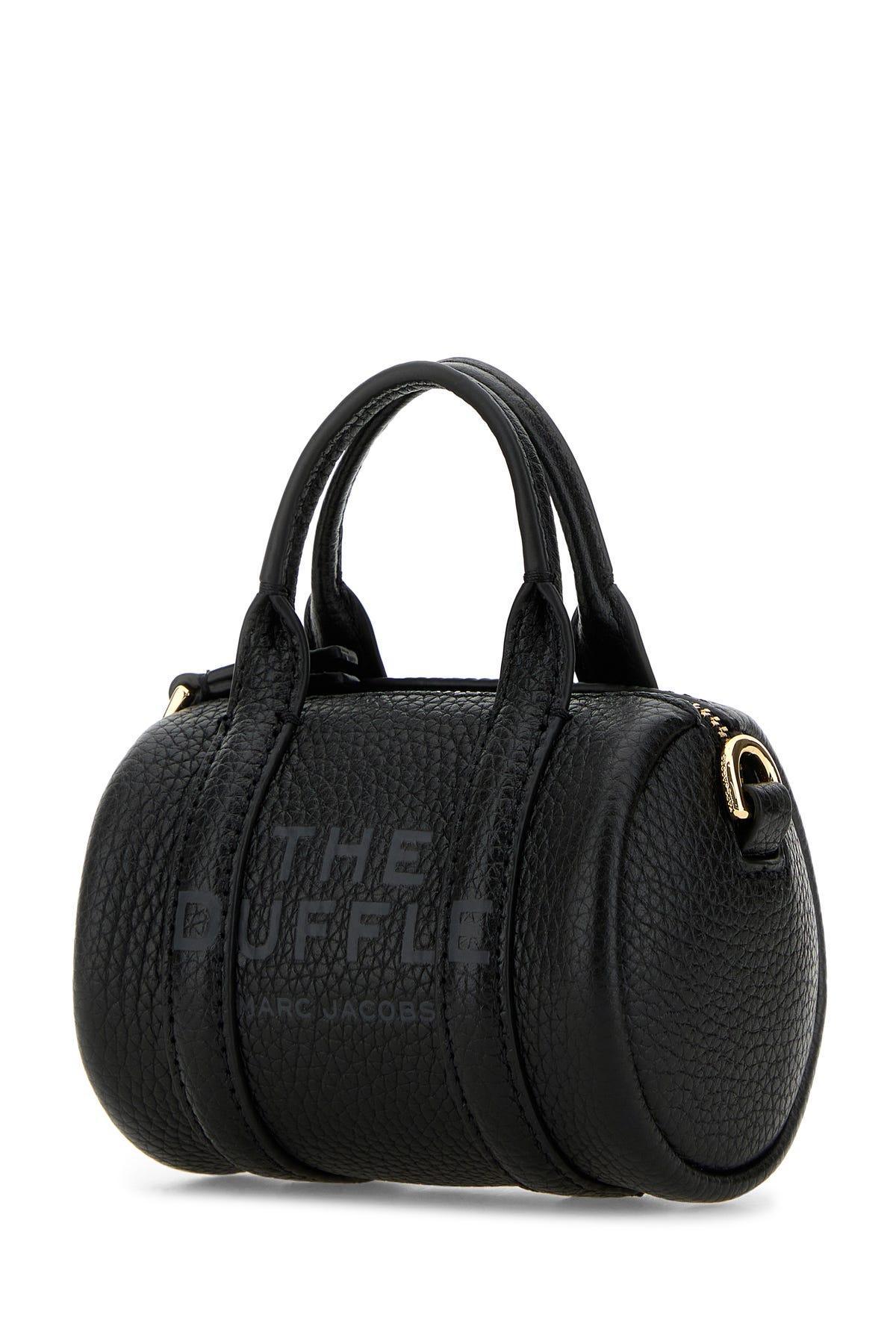 Nano Black Leather Duffle Charm Product Image