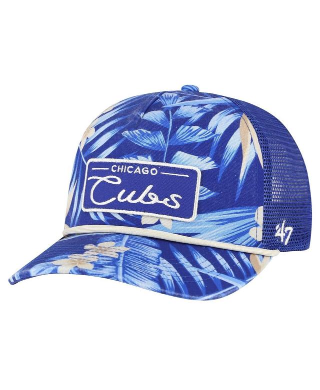 Mens 47 Royal Chicago Cubs Tropicalia Trucker Hitch Adjustable Hat Product Image