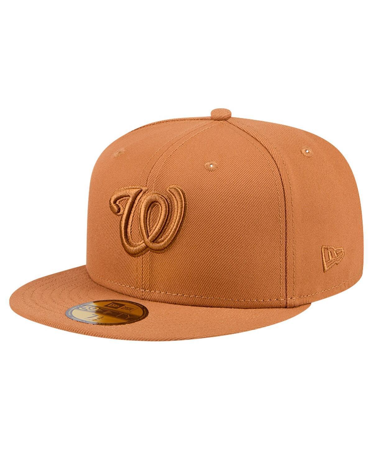 New Era Mens Brown Washington Nationals Color Pack 59FIFTY Fitted Hat Product Image