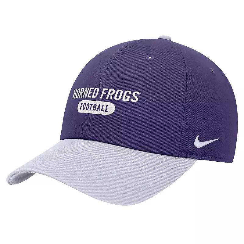 Mens Nike TCU Horned Frogs Colorblock Club Adjustable Hat Product Image