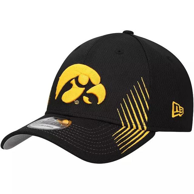 Mens New Era Iowa Hawkeyes Active Slash Sides 39THIRTY Flex Hat Product Image