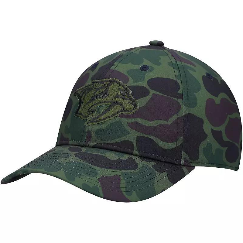 Mens adidas Camo Nashville Predators Locker Room Slouch Adjustable Hat Product Image