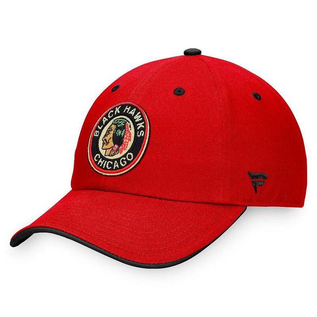 Mens Fanatics Branded Chicago Blackhawks Original Six Adjustable Hat Product Image