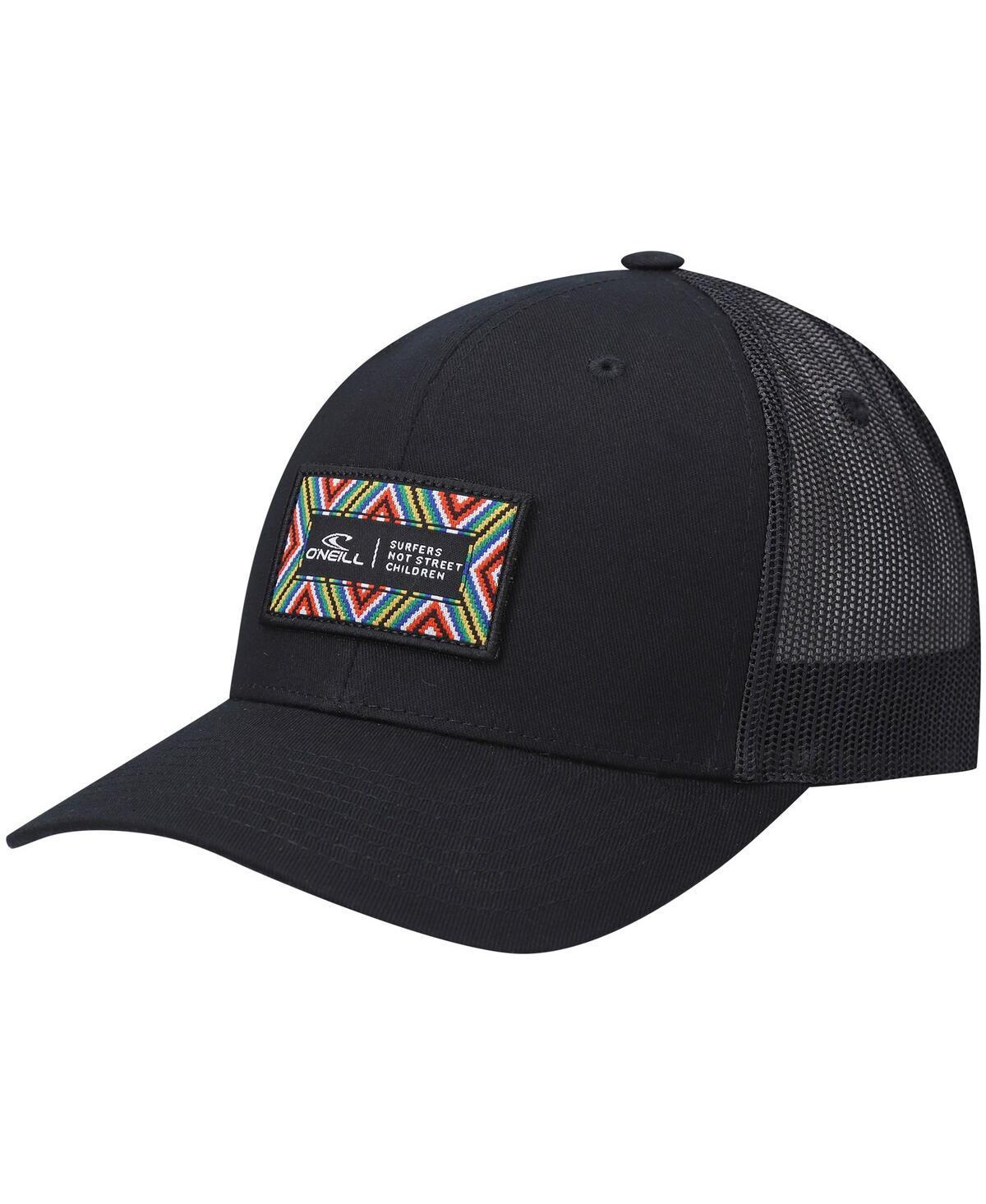 Mens ONeill Black Box Trucker Snapback Hat Product Image