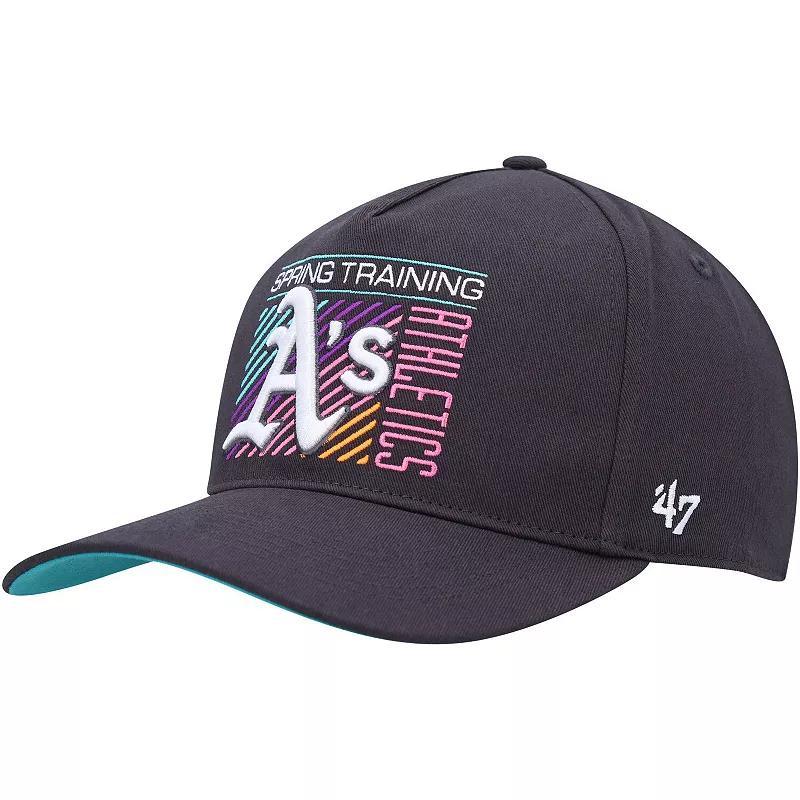 Mens 47 Brand Charcoal Oakland Athletics 2023 Spring Training Reflex Hitch Snapback Hat Product Image