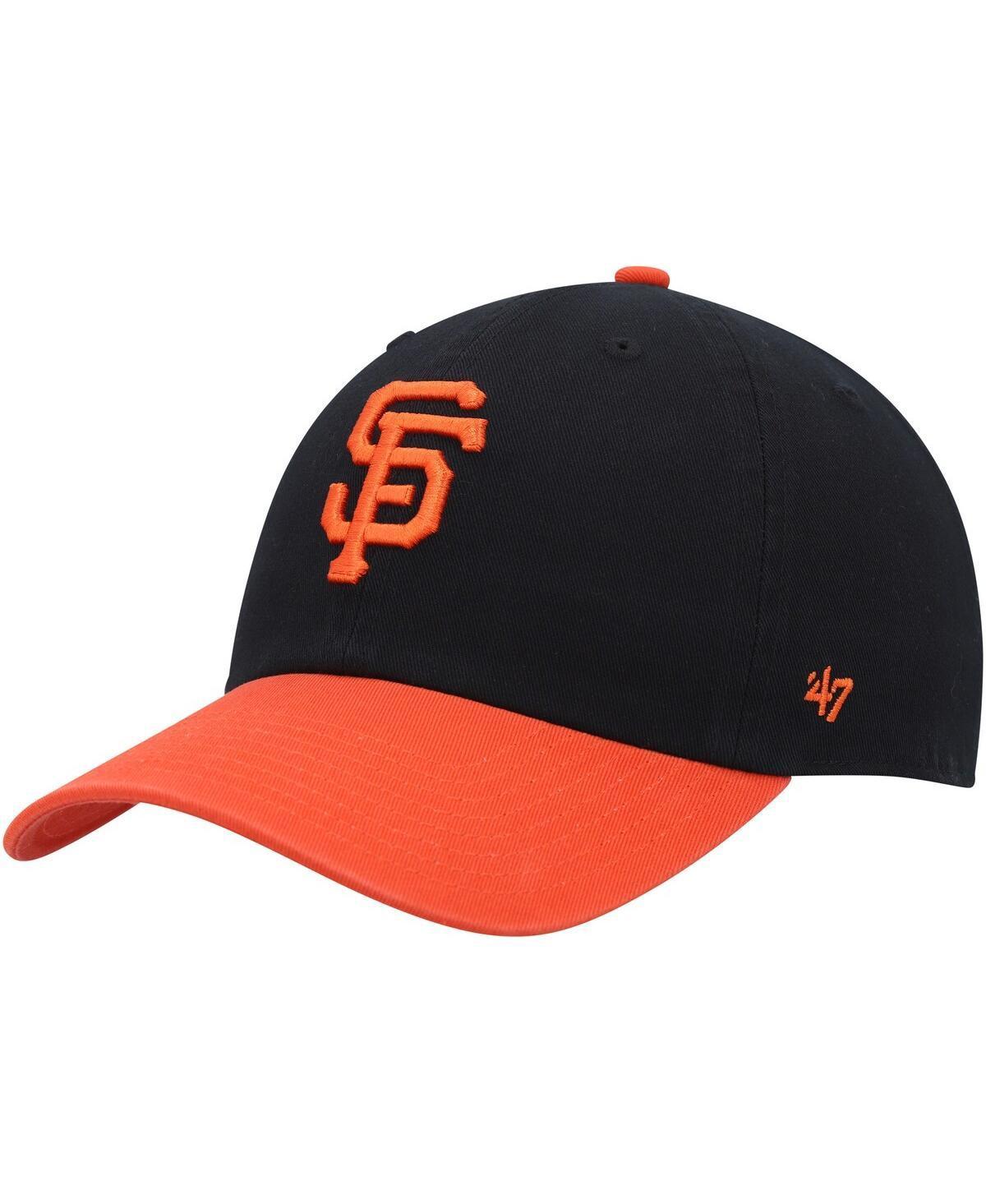 Mens 47 /Orange San Francisco Giants Clean Up Adjustable Hat Product Image