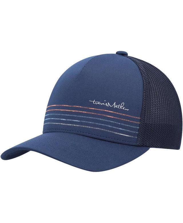 Mens Travis Mathew Navy Buenos Dias Trucker Adjustable Hat Product Image