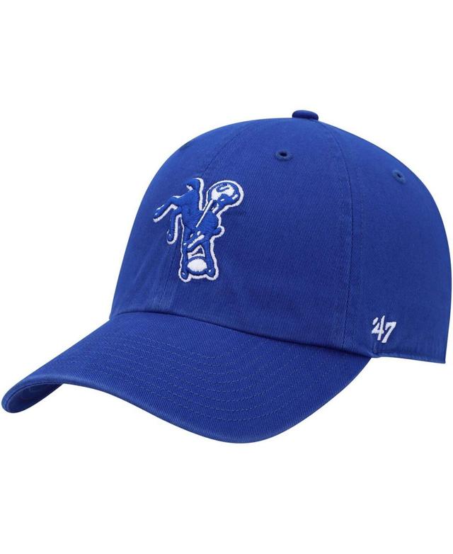 Mens 47 Royal Indianapolis Colts Clean Up Legacy Adjustable Hat Product Image