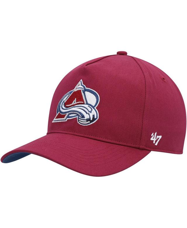 Mens 47 Brand Burgundy Colorado Avalanche Primary Hitch Snapback Hat Product Image