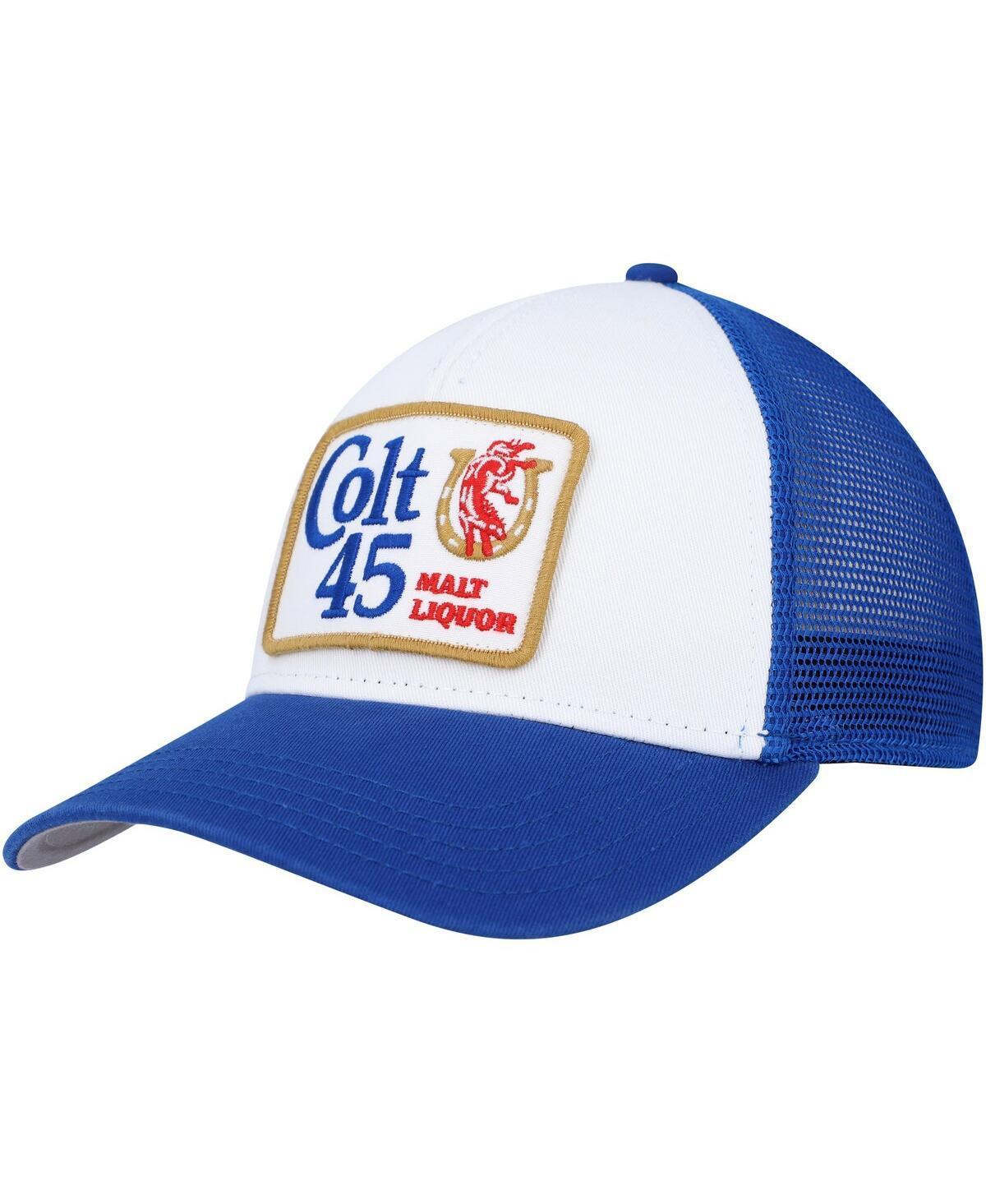 Mens American Needle White Colt 45 Valin Trucker Snapback Hat - White Product Image