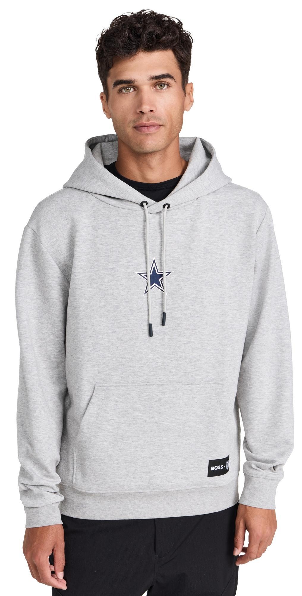 HUGO BOSS Boss X Nfl Interlock Hoodie With Special Branding In Giants Product Image