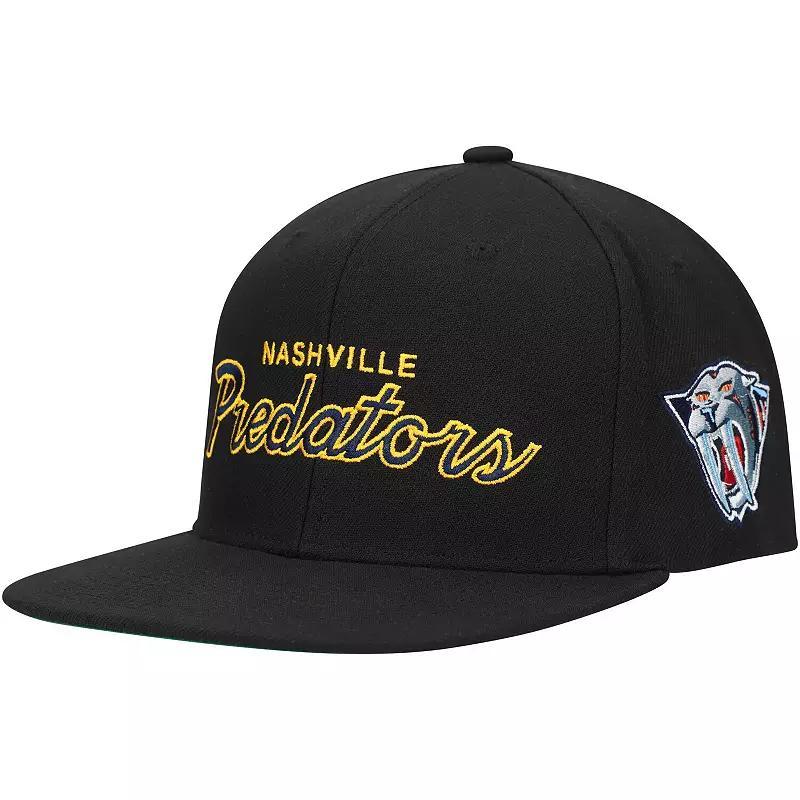 Mens Mitchell & Ness Philadelphia 76ers Hardwood Classics MVP Team Ground 2.0 Fitted Hat Product Image