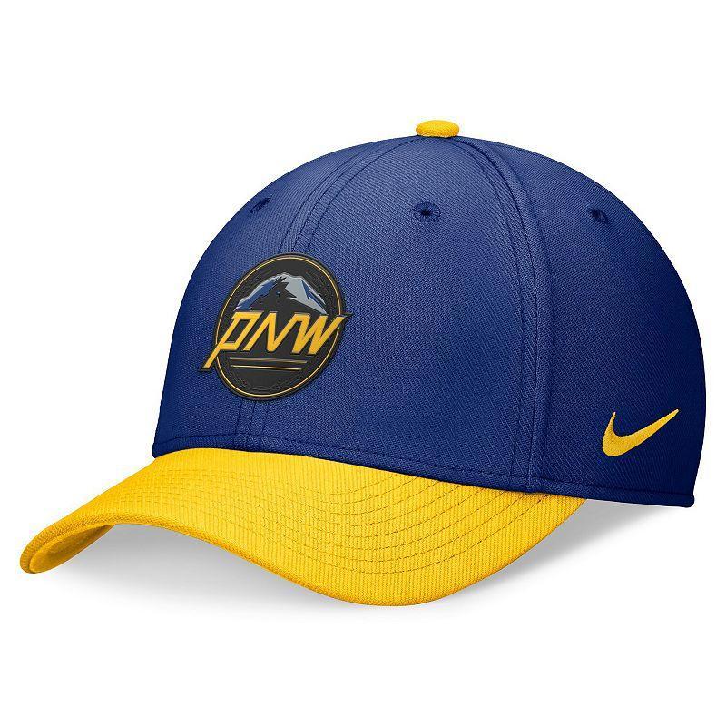 Mens Nike Royal/Gold Seattle Mariners 2024 City Connect Swoosh Flex Hat Product Image