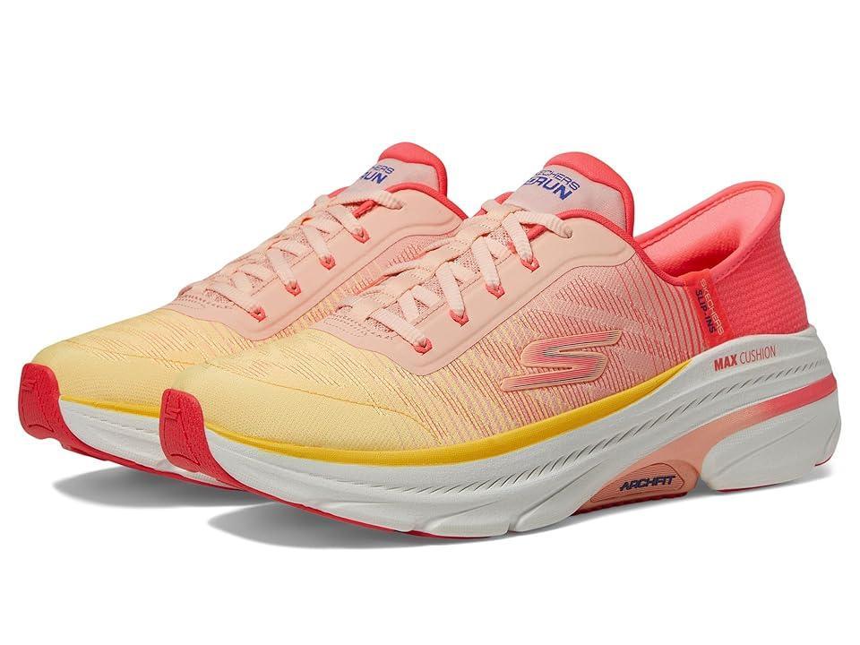 SKECHERS Max Cushioning Arch Fit 2.0 Adelphi Hands Free Slip-Ins (Peach) Women's Shoes Product Image