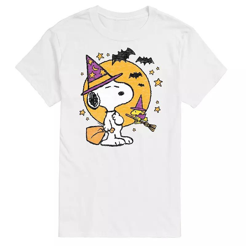 Mens Peanuts Snoopy & Woodstock Witchcraft Graphic Tee Product Image