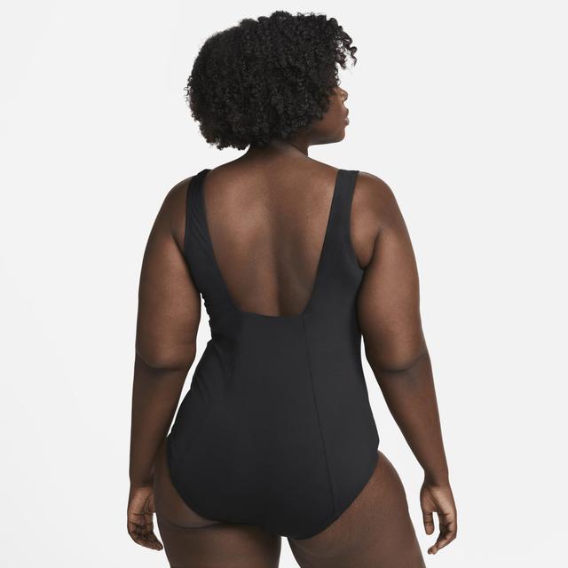 Nike Womens Swim Missy Essential U-Back 1-Piece Swimsuit Black, X-Large - Womens Swimsuit Separates at Academy Sports Product Image