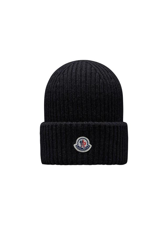 Men's Ribbed Logo Beanie Product Image