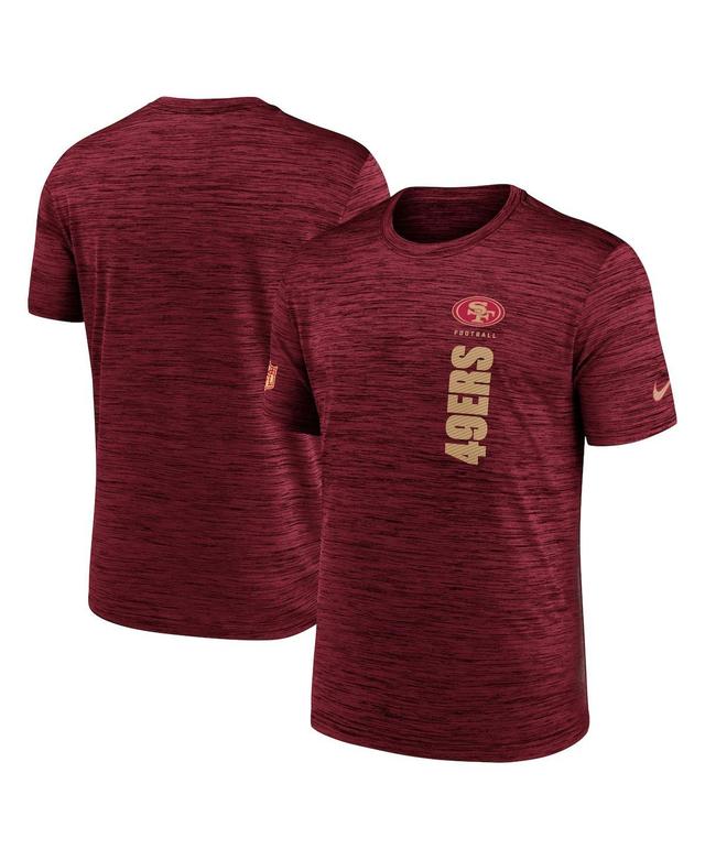 Nike Mens Scarlet San Francisco 49ers 2024 Sideline Velocity Performance T-Shirt Product Image