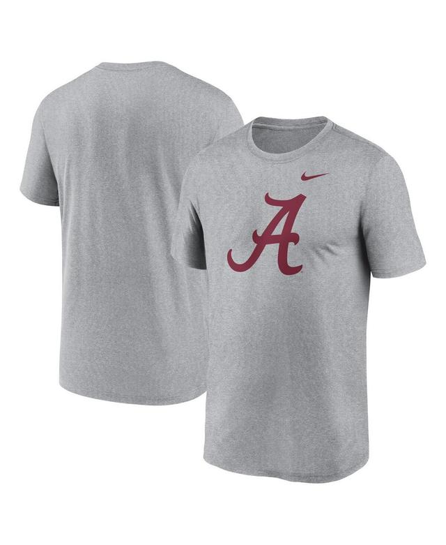 Nike Mens Heather Gray Alabama Crimson Tide Primetime Legend Logo T-Shirt Product Image