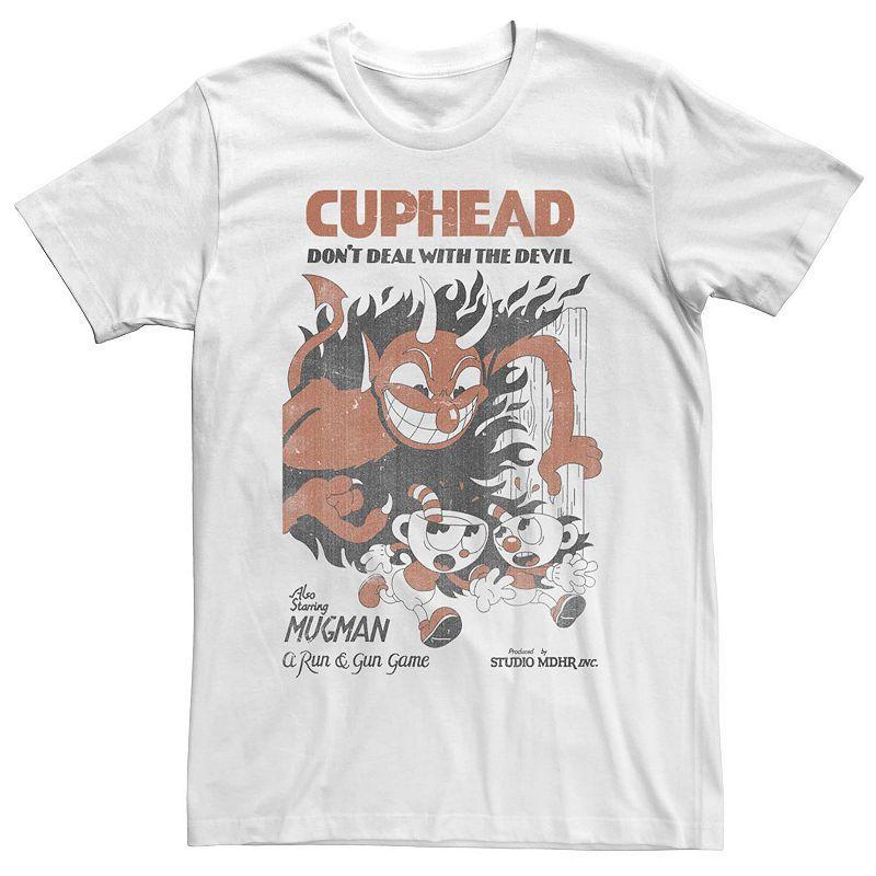 Mens Cuphead Vintage Dont Deal With The Devil Tee Product Image