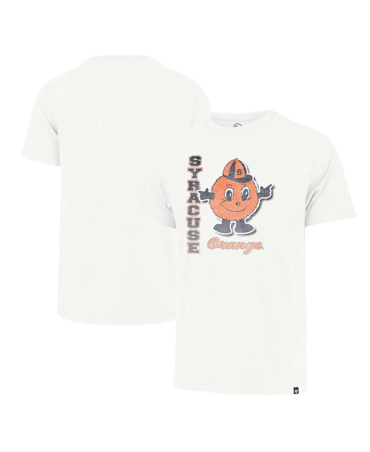 Mens 47 Brand Cream Distressed Syracuse Orange Phase Out Franklin T-shirt Product Image