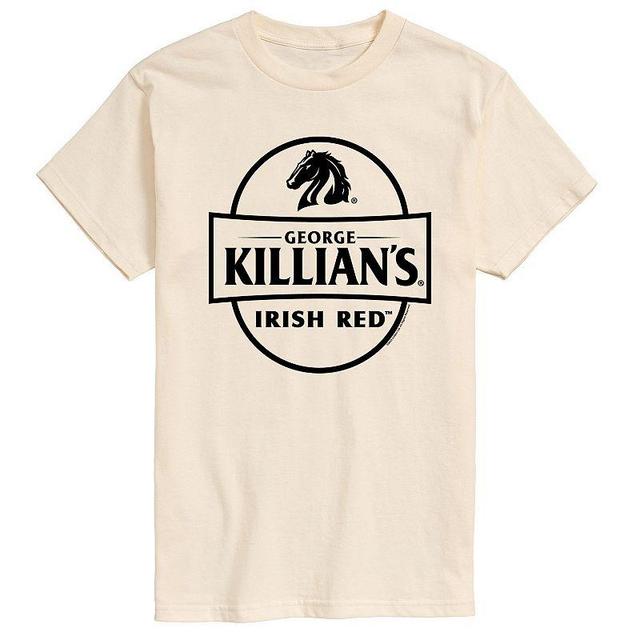 Mens Killians Logo Stamp Graphic Tee Beige Product Image