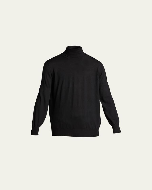 Mens Wool-Cashmere Turtleneck Sweater Product Image