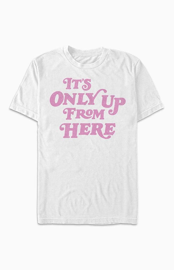 Women's It's Only Up From Here T-Shirt Product Image