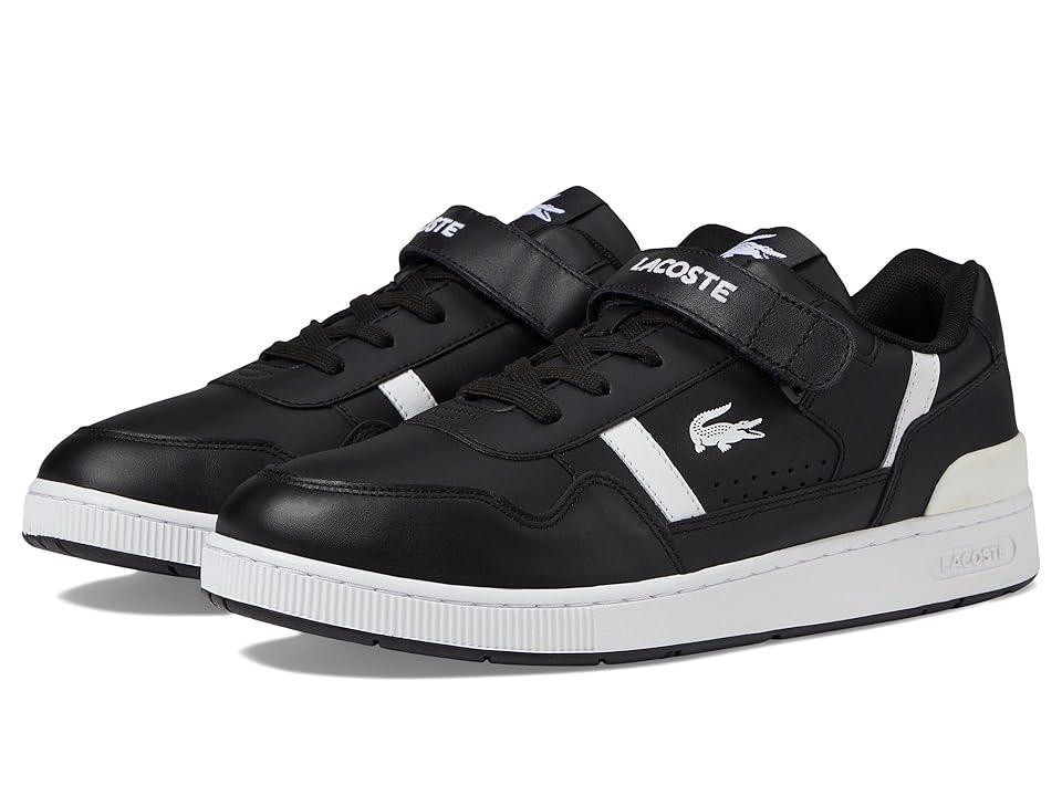 Lacoste Mens T-Clip Leather Retro Sneakers Product Image