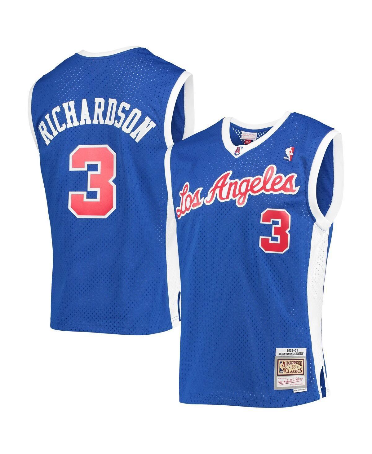 Mens Mitchell & Ness Quentin Richardson Royal LA Clippers 2002-03 Hardwood Classics Swingman Jersey Product Image