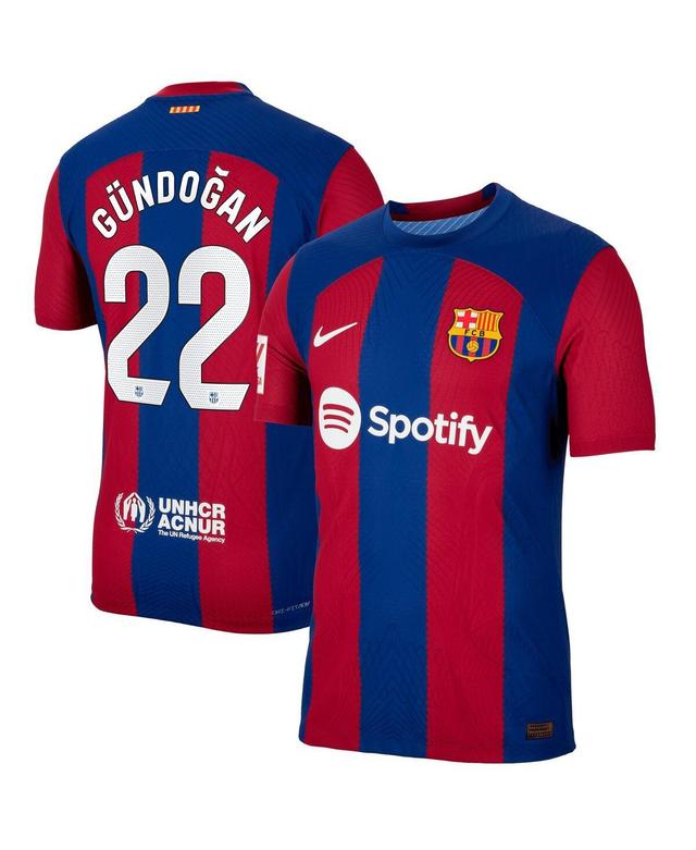 Mens Nike Ilkay Gndogan Royal Barcelona 2023/24 Home Match Authentic Player Jersey Product Image