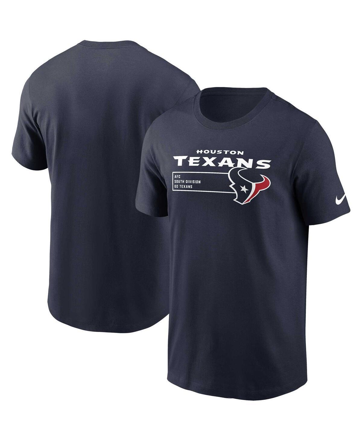 Mens Nike Navy Houston Texans Division Essential T-shirt Product Image