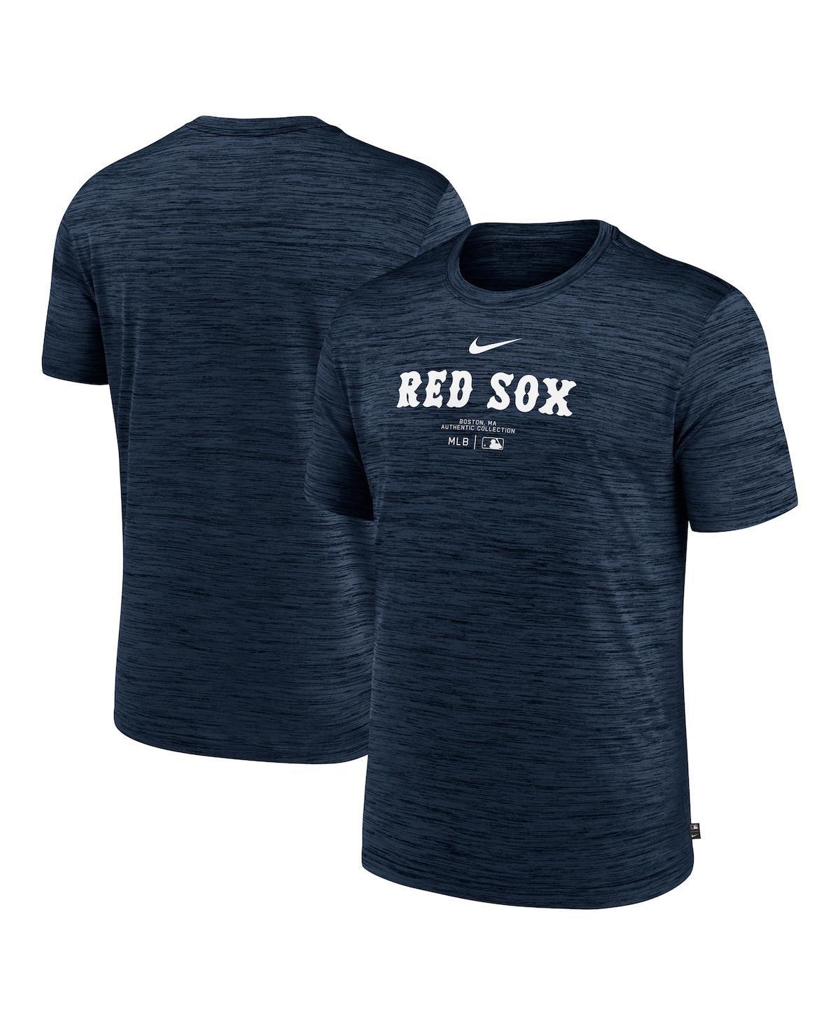 Nike Mens Navy Boston Red Sox Authentic Collection Velocity Performance Practice T-Shirt Product Image