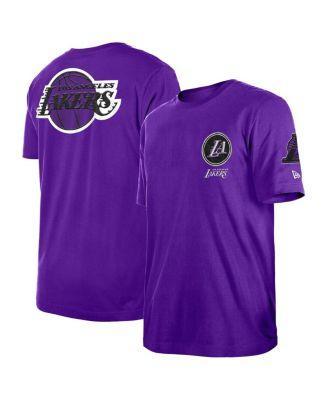 Mens New Era Purple Los Angeles Lakers 2022/23 City Edition Elite Pack T-shirt Product Image