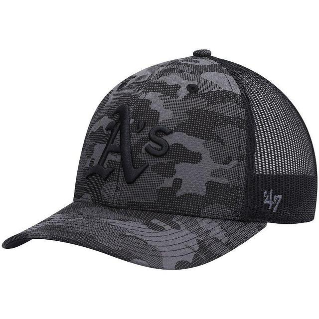 Mens 47 Camo Oakland Athletics Tonal Trucker Snapback Hat - Camo Product Image