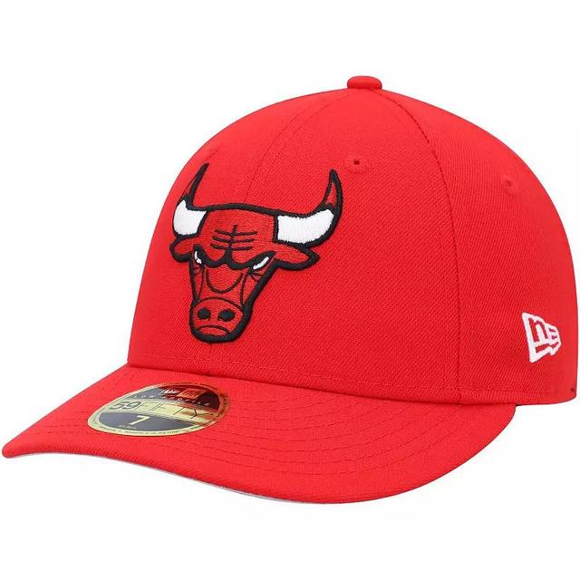 Mens New Era Chicago Bulls Team Low Profile 59FIFTY Fitted Hat Product Image