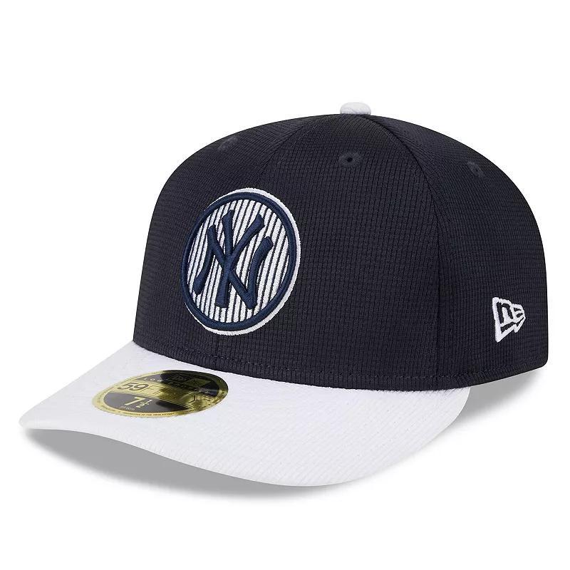 Mens New Era New York Yankees 2024 Batting Practice Low Profile 59FIFTY Fitted Hat Blue Product Image