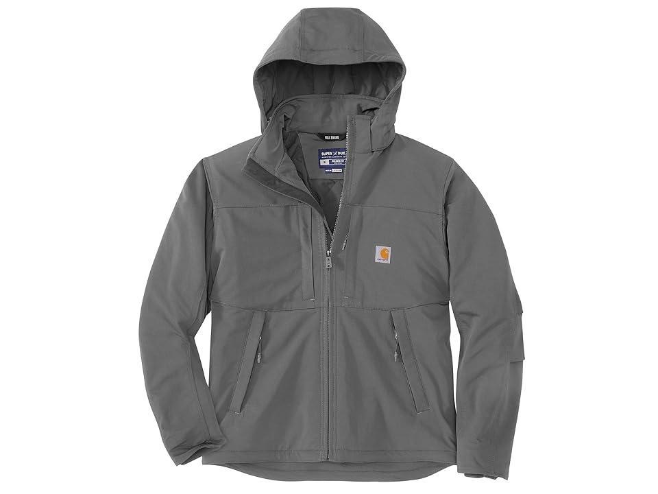 Carhartt Super Dux Relaxed Fit Insulated Jacket (Steel) Men's Clothing Product Image