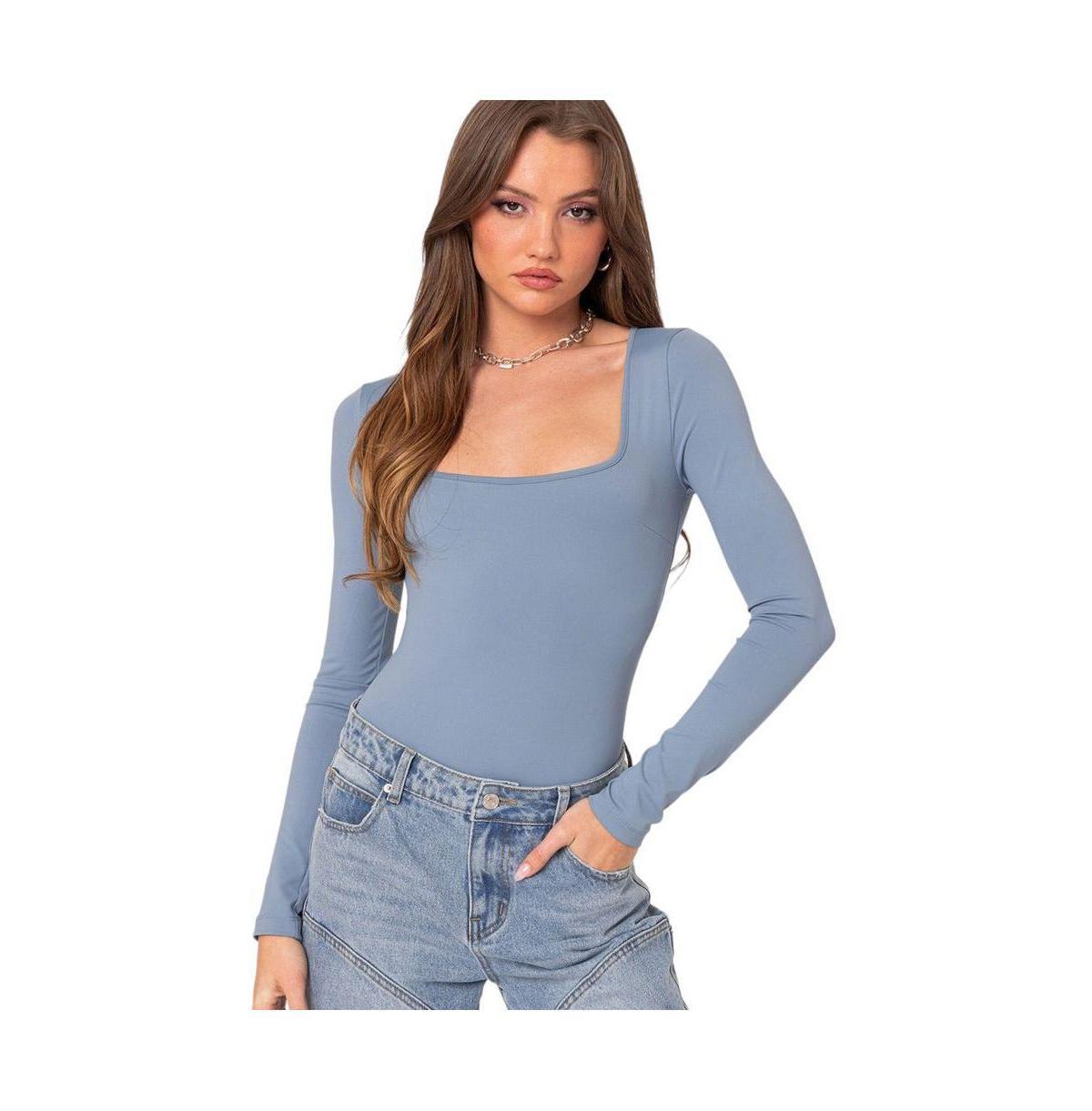 Womens Joanna square neck bodysuit Product Image