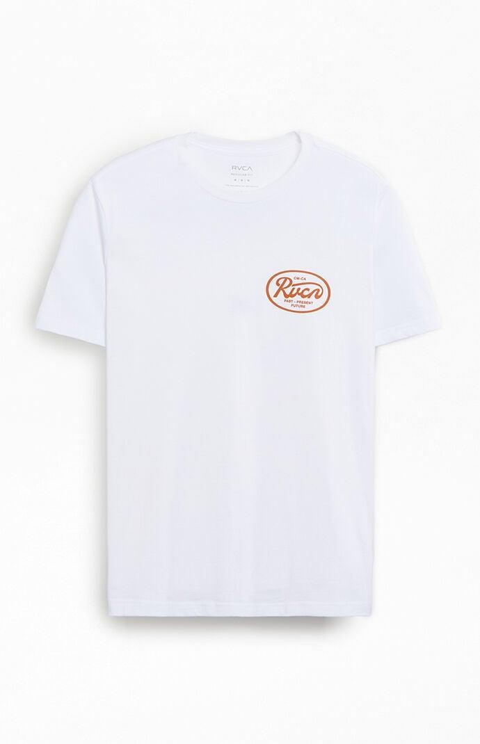 RVCA Mens Oval Script T-Shirt Product Image