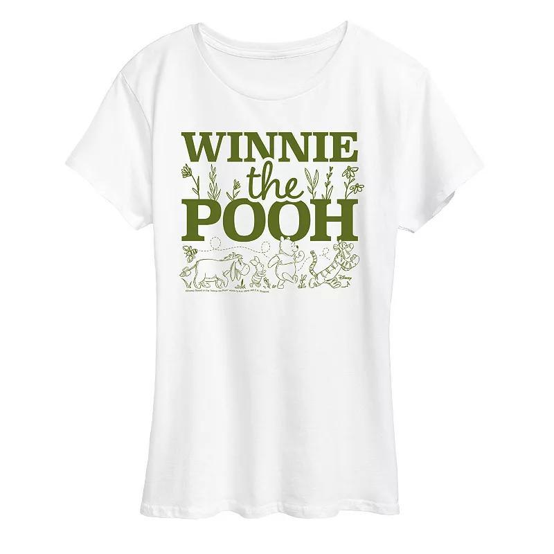 Disneys Winnie The Pooh Womens Graphic Tee Product Image